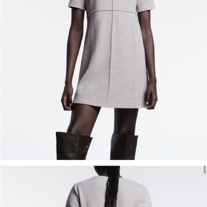 Zara dress size L color grey